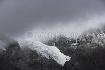 Glacier Yanapaccha Cordillera Blanca Peru