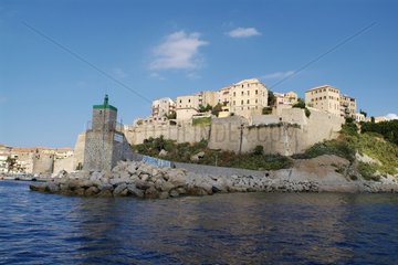 Citadel overlooking the bay at the gates of Calvi Corsican