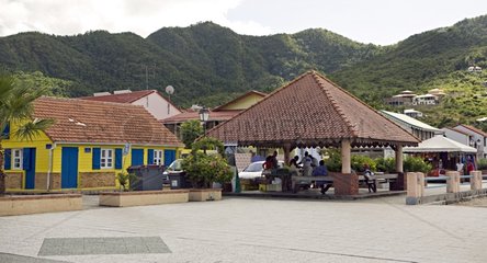Village of Anses d'Arlet in Martinique Island