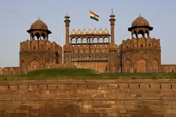 Blick auf das Rote Fort Delhi Uttar Pradesh India