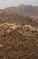 Landscape of Petra in Jordan