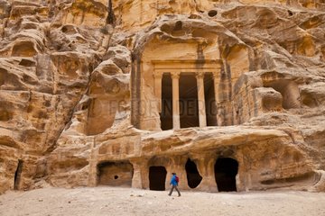Temple in Petra in Jordan