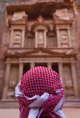 Kazneh temple at Petra in Jordan