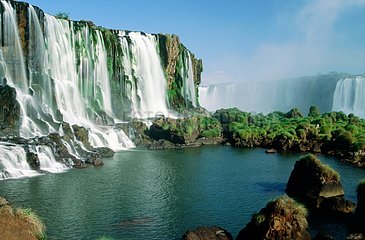 Les chutes d'Iguaçu  lieu du tournage du film Mission