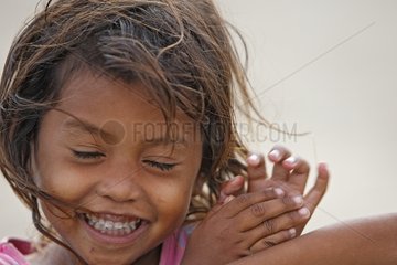 Portrait of a girl Komodo Village Indonesia