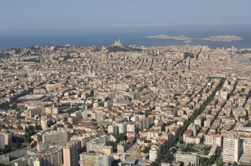 Luftaufnahme von Marseille Bouches-du-rhÃ´ne