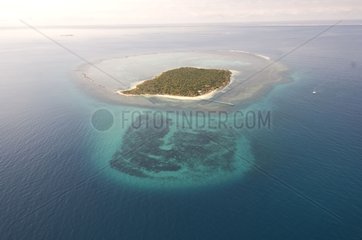 Islet in Lagoon New Caledonia