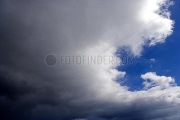 Wolken am Himmel Norwegens