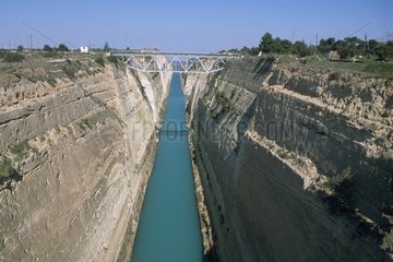 The Channel of Corinth Greece