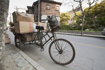 Tricycle cargo in Shanghai China