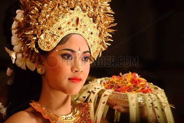 Porträt eines Tänzers Bali