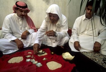 Trade of wild pearls Farasan Islands Saudi Arabia