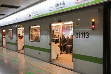 Subway in Shanghai China
