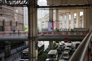 Infrastrucrue urban road in Shanghai China