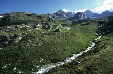 Vanoise Massif in the summer Alps France