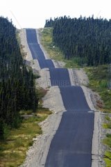 Trans labrador highway after construction Canada