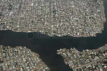 Intensive Urbanisierung von Guayaquil City Ecuador