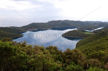 See auf der Insel Mljet Kroatien
