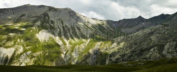 Lauzanier valley in the Mercantour National Park France