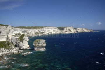 Limestone cliffs of Bonifacio - Corsica France