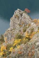 Lake Lauvitel PN des Ecrins in in autumn France