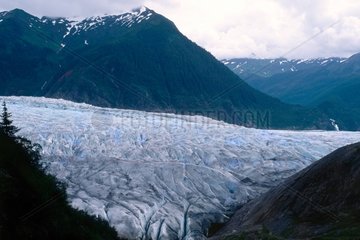 Glacier in Juneau in Alaska
