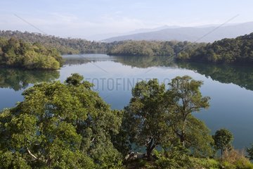 Lake Dam Neyyar Kerala India
