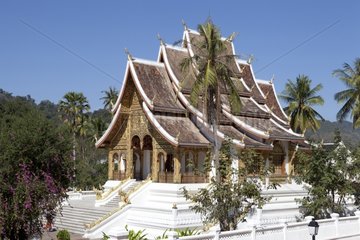 The temple of Wat Ho Luang Prabang in Laos