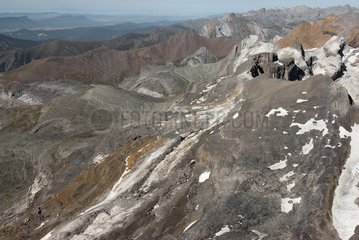 Contrast in the mineral Ordesa and Monte Perdido NP Spain