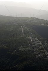 A wind farm in the town of Voh New Caledonia