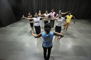 Dance classes for school children in Kolkata India