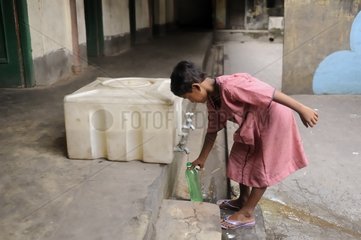 Schoolgirl from the Tomorrow Foundation in Calcutta India