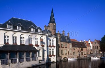 Bruges  quai Rozenhoed  canal