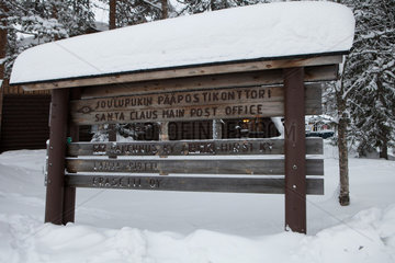 Santa claus office in North Finland