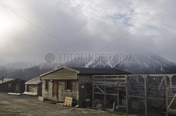 Rural cabins Longyearbyen Spitsbergen