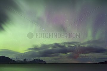 Aurora Borealis South Iceland