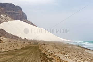 Arher dune on the island of Socotra in the Indian Ocean