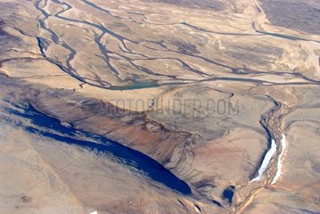 River in anastomose Cornwallis Island Canadian Arctic