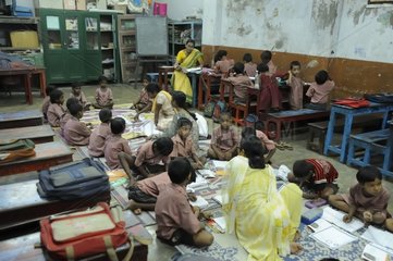 Pupils supported by the NGO Tomorrow Foundation India