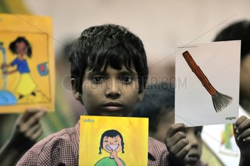 Schoolboy in a school for Tomorrow Foundation India