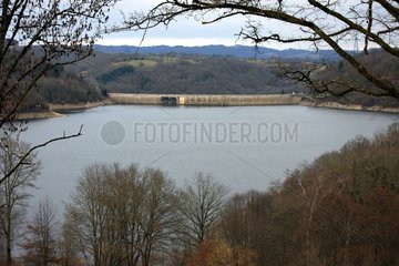 Hydroelectric dam Bort-les-Organs in Correze France