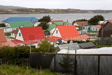 Stanley Harbour Falkland Islands capital Atlantic Ocean