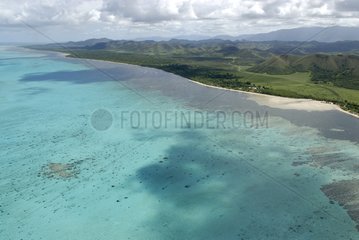 Lagune Ein trockener Wald der Westküste Neukaledonien