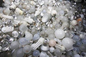 Recycling of bulbs and low energy lamps UK