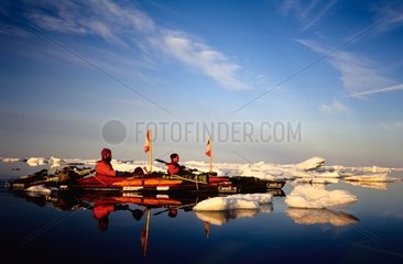 Détroit du Prince Régent en kayak Arctique Canada