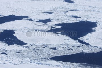 Ice Floes Madeleine Islands Quebec Kanada