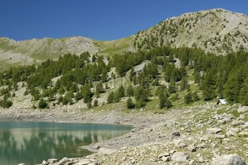 Mountains around Allos Lake Mercantour National Park