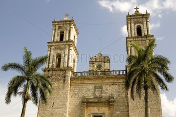 Cathedral of Valladolid in the province of Yucatan Mexico