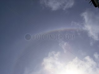 Upper tangent arc and 22 Â° halo circumscribed France