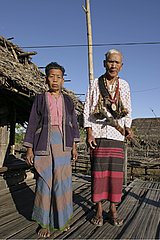 Couple Shaman Passiguat Arunachal Pradesh India